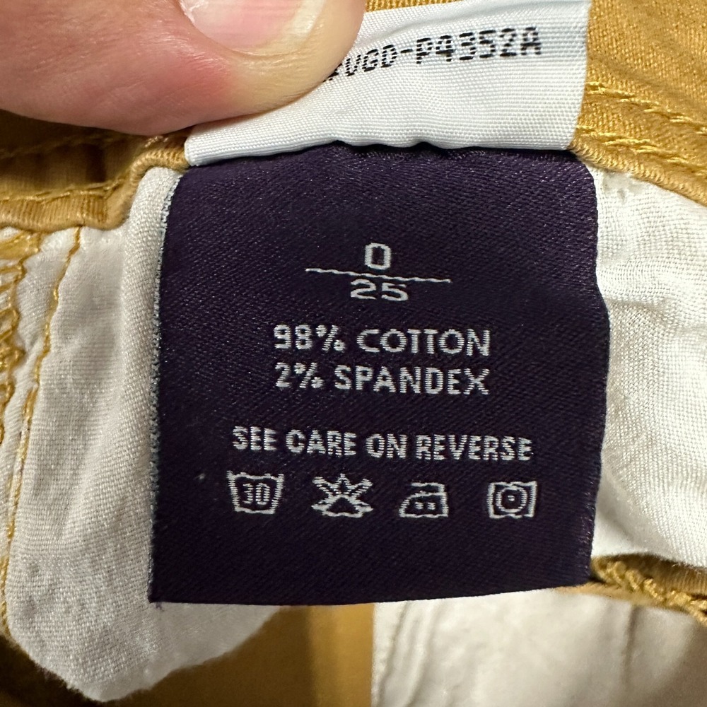 Vigold Womens Skinny Jeans Size 0/25 Brown Cotton Stretch Casual Low Rise - Picture 14 of 15